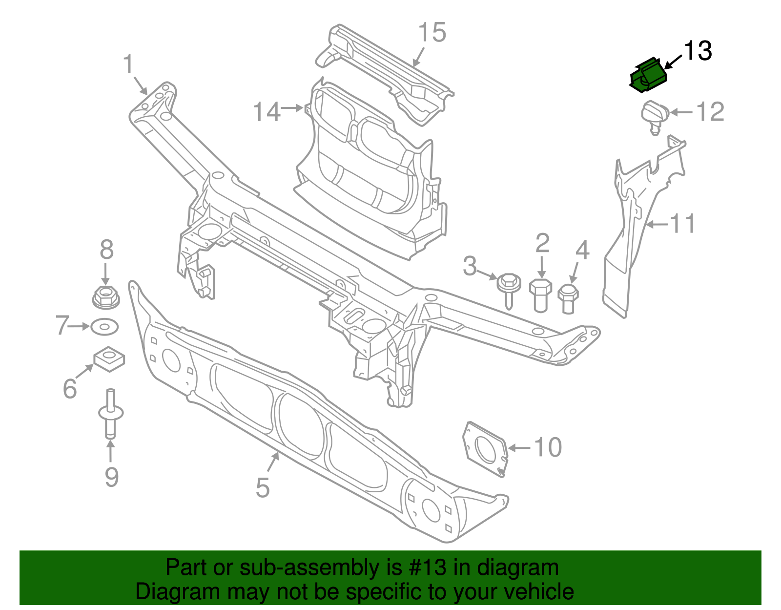 Shield Clamp - BMW (51718204921)