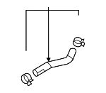 PY8W15260B - Cooling System: By-Pass Hose for Mazda Image