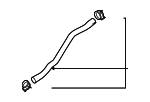 PYFB1518Y - Belts &amp; Cooling: Radiator Coolant Hose for Mazda Image