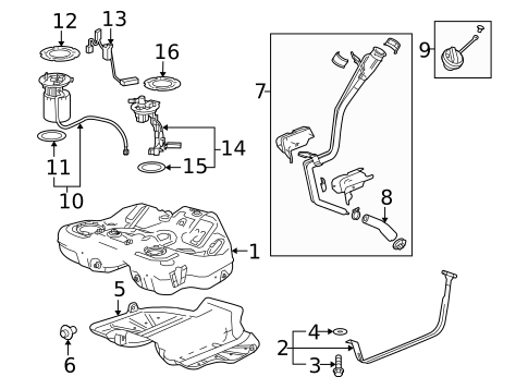 Hardware, Fasteners & Fittings for 2016 Buick LaCrosse #0
