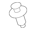 90467A0016C0 - Body: Cowl Grille Retainer for Scion: iM, iQ, tC, xB | Toyota: Avalon, C-HR, Corolla, Corolla iM, FJ Cruiser, Land Cruiser, Matrix, Mirai, MR2 Spyder, Prius, Prius Plug-In, Prius V, RAV4, Sequoia, Solara, Tacoma, Tundra Image