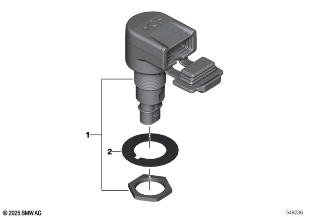 61345A78DC3 - General Electrical System: Usb Charging Socket - Usb-C for BMW-Motorrad Image image