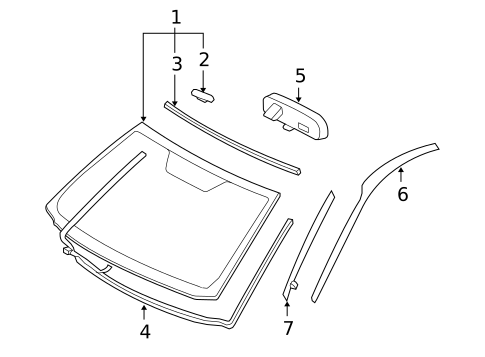 Reveal Moldings for 2007 Toyota RAV4 #0