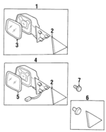 8971597841 - : Power Mirror for Isuzu Image