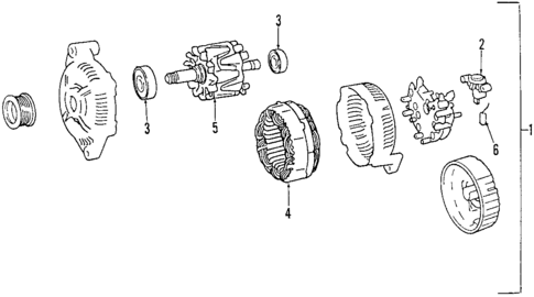 Alternator for 2003 Volvo C70 #1