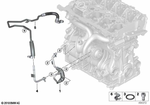 11537617532 - Engine: Coolant Feed Line for BMW Image