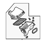 165009JJ0A - : Air Cleaner Assembly for Nissan Image