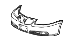 12335787 - Body: Bumper Cover for Pontiac: Bonneville Image