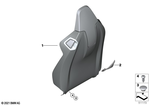 52108469227 - Seats: Slot Cover, Left for BMW Image