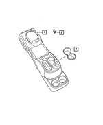 1MV281J3AA - Interior Trim: Floor Console for Mopar Image