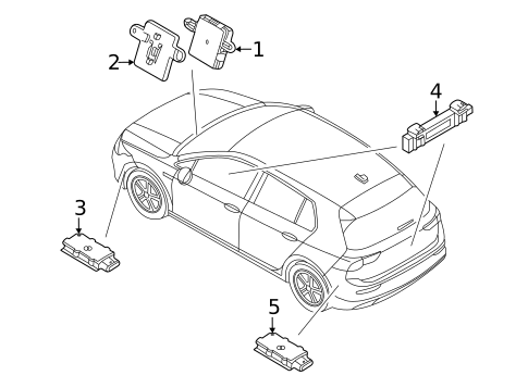 Doors for 2023 Volkswagen Golf R #0