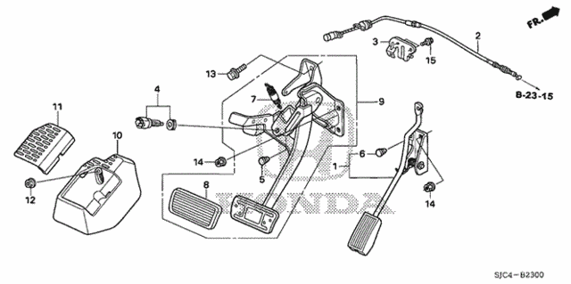 Pedal for 2006 Honda Ridgeline #0