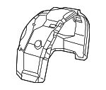68477540AA - Body: Fender Liner for Chrysler: Pacifica, Voyager Image