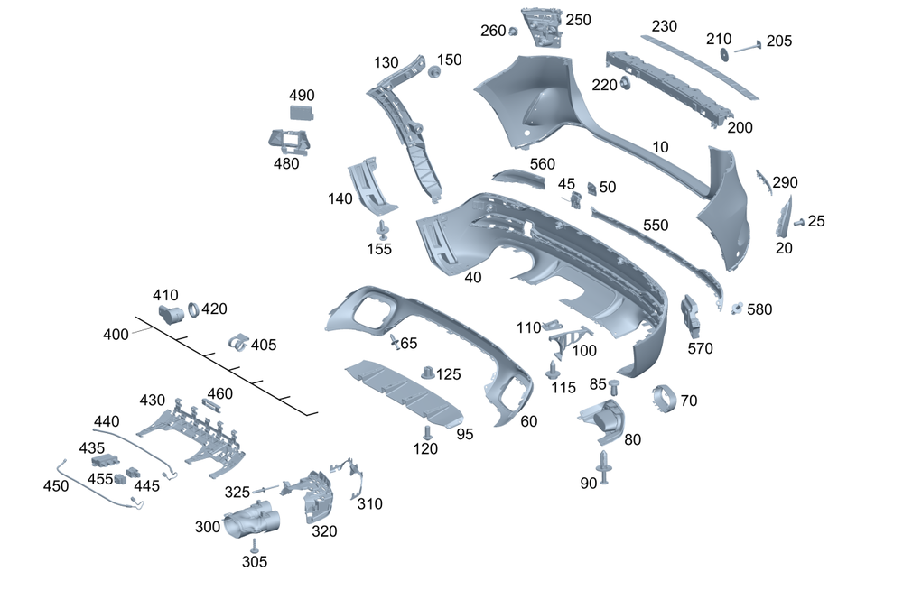 3way!!  ×Mercedes Benz コート Mercedes Benz A0004465789 A 000 446 57 89 412413012008