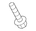 1249204127K - Body: Cowl Grille Screw for Hyundai Image