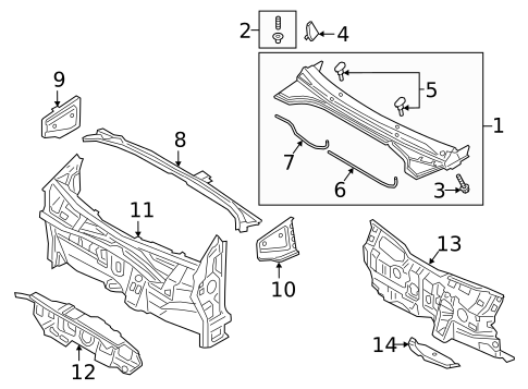 Cowl for 2020 Hyundai Veloster #0