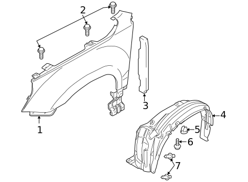 Fender & Components for 2010 Suzuki Grand Vitara #0