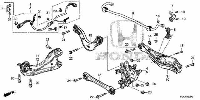 Rear Knuckle for 2020 Honda Civic #0