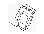 89400B8120R5X - Body: Seat Back Assembly for Hyundai Image