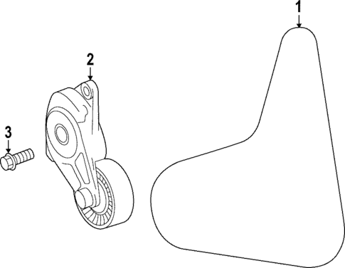 Belts & Pulleys for 2025 Lexus NX250 #0