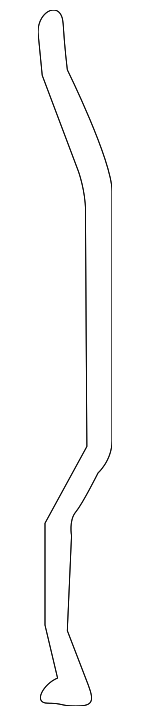 4325452 - : Door Lock Rod for Saab: 9-3, 900 Image