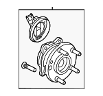 52730K2000 - Brakes: Hub Assembly for Kia Image