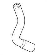 6K121049A - : Hose for Volkswagen: Arteon, Atlas, Atlas Cross Sport, Golf, Golf Alltrack, Golf R, Golf SportWagen, GTI, Jetta Image