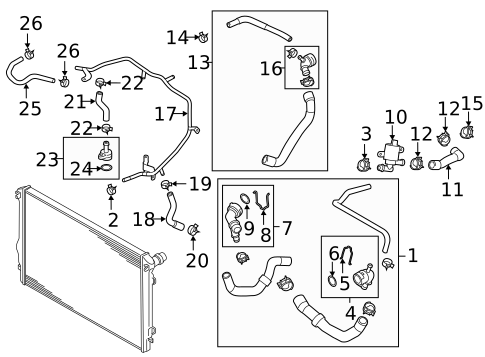 Hoses & Lines for 2021 Volkswagen GTI #0
