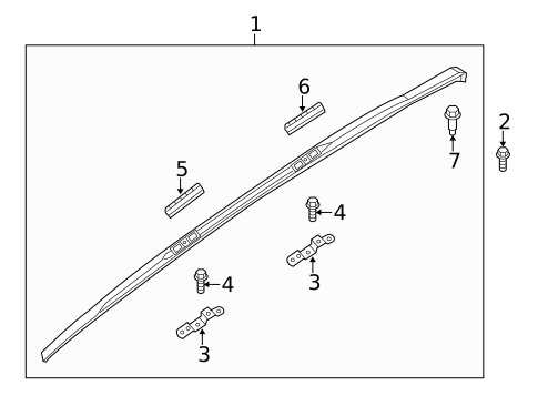 Roof Rack for 2013 INFINITI JX35 #1