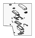 5892050181A0 - Body: Armrest Assembly for Lexus: LS430 Image