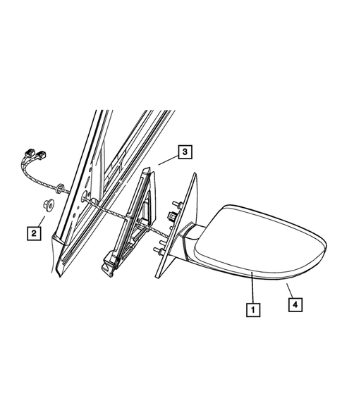 Exterior Mirror for 2011 Chrysler 300 #0