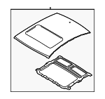 671202H030 - : Roof Assembly for Hyundai: Elantra Image