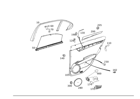 Door Trim for 2008 Mercedes-Benz C350 #0
