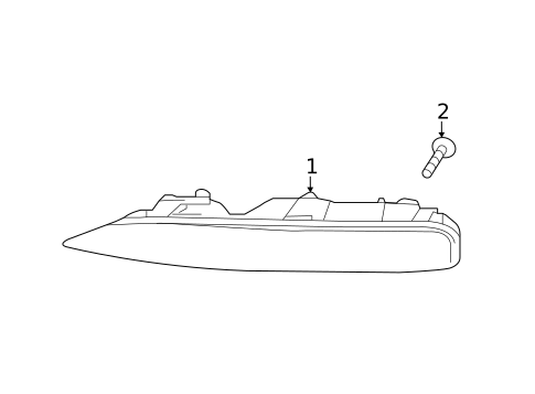 Daytime Running Lamp Components for 2013 Porsche Cayenne #0