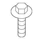 90119A0394 - Cooling System: Reservoir Tank Bolt for Toyota Image