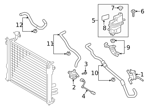 Inverter Cooling Components for 2019 Toyota Avalon #0