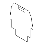 881452S000 - Body: Seat Back Frame Insulator for Hyundai Image