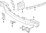 86652P2500 - Body: Upper Mount for Kia: Sorento Image