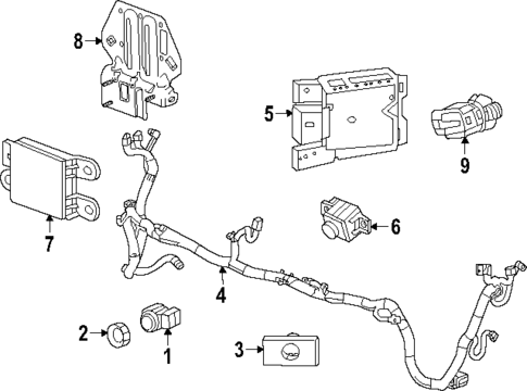 Electrical Components for 2025 Cadillac OPTIQ #1