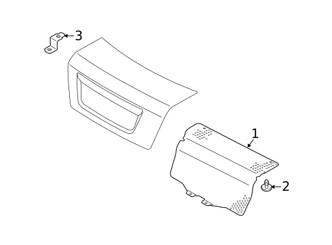 Interior Trim - Trunk for 2011 Suzuki SX4 #0