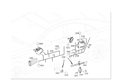 Door Wiring Harness and Door Control Module for 2018 Mercedes-Benz CLS63 AMG S #0