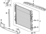 85736878 - Cooling System: Upper Bracket for Buick: Enclave | Chevrolet: Traverse | GMC: Acadia Image