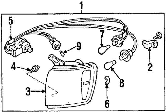 8971747921 - : Park/Turn/Side for Acura Image