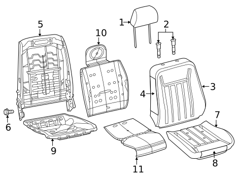 Front Seat Components for 2014 Chrysler 300 #0