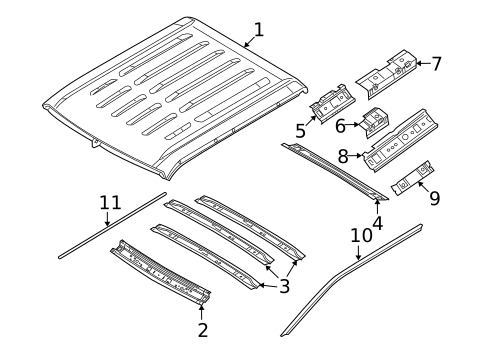 Roof & Components for 2010 Ford F-250 Super Duty #0