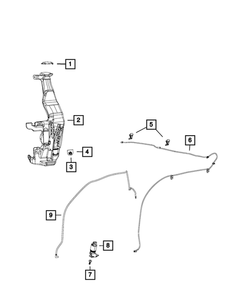 Wiper and Washer System for 2017 Jeep Grand Cherokee #2