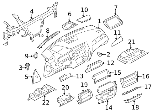 Instrument Panel for 2016 BMW X4 #0