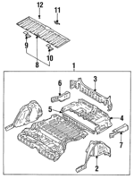 52566GA020 - : Cushion for Subaru Image