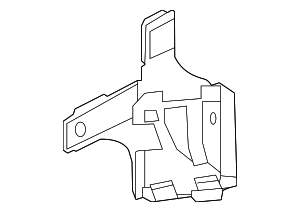 BSSB17 - Body: Motorcraft™ Blind Spot Detection System Warning Sensor Bracket for Ford Image