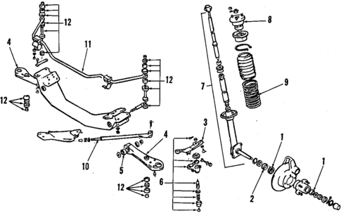 Front Suspension for 1985 Nissan 300ZX | OEM Parts Online